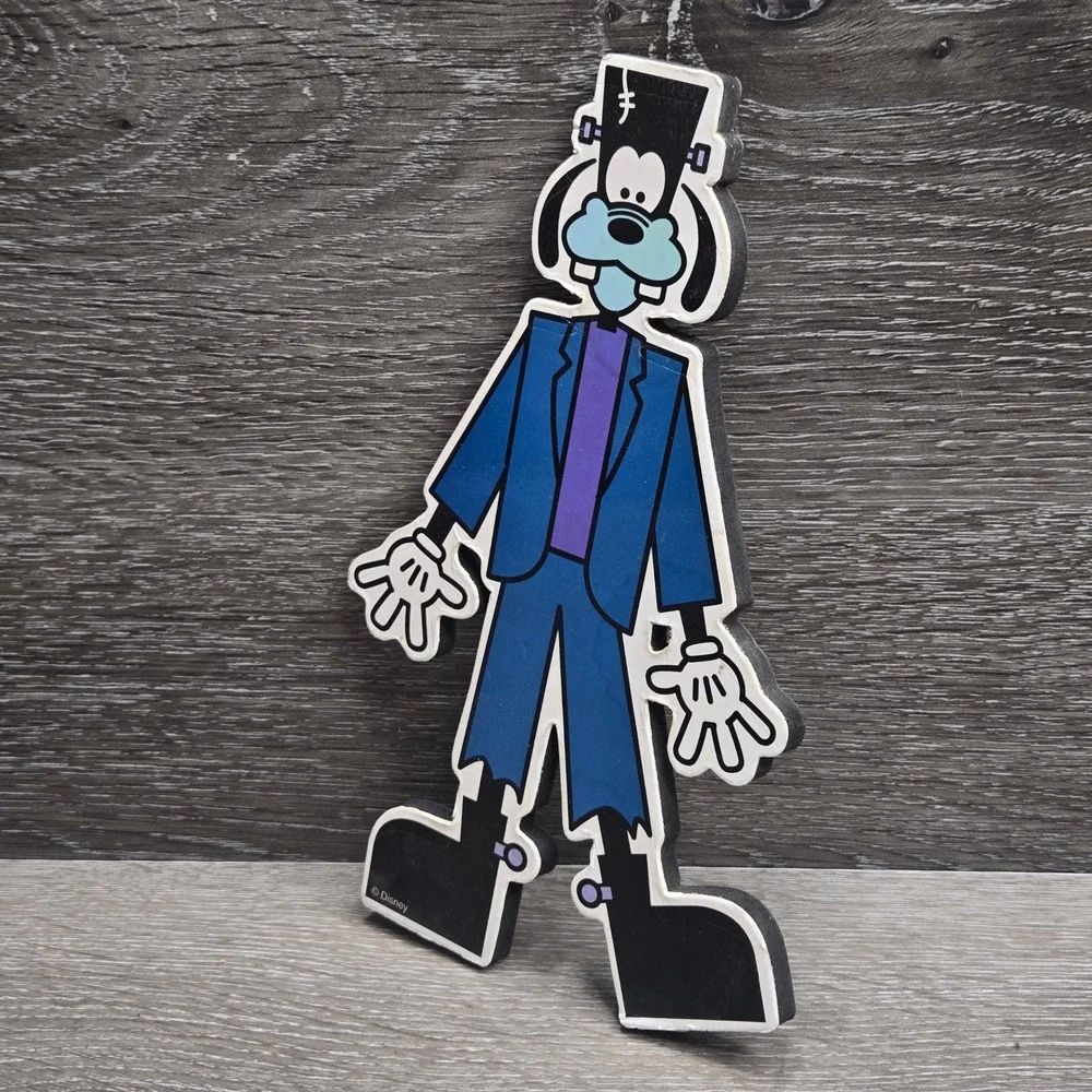 Disney Goofy Frankenstein Monster Foam Wall Magnet Sign Cutout Halloween